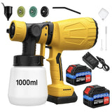 High-pressure Cordless Paint Sprayer with 2 Batteries