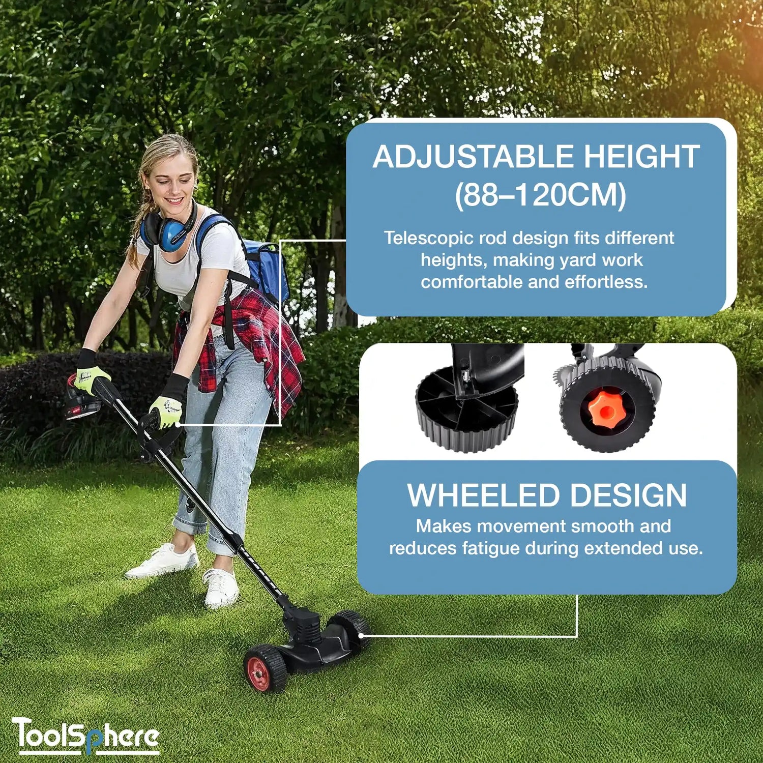 3-in-1 Cordless Grass Trimmer