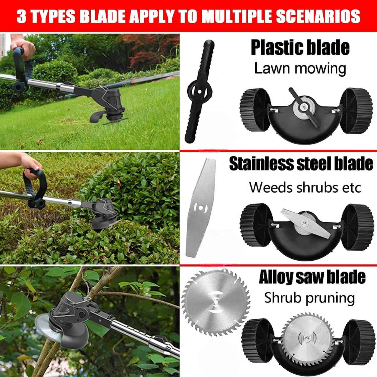 Three Blade Types